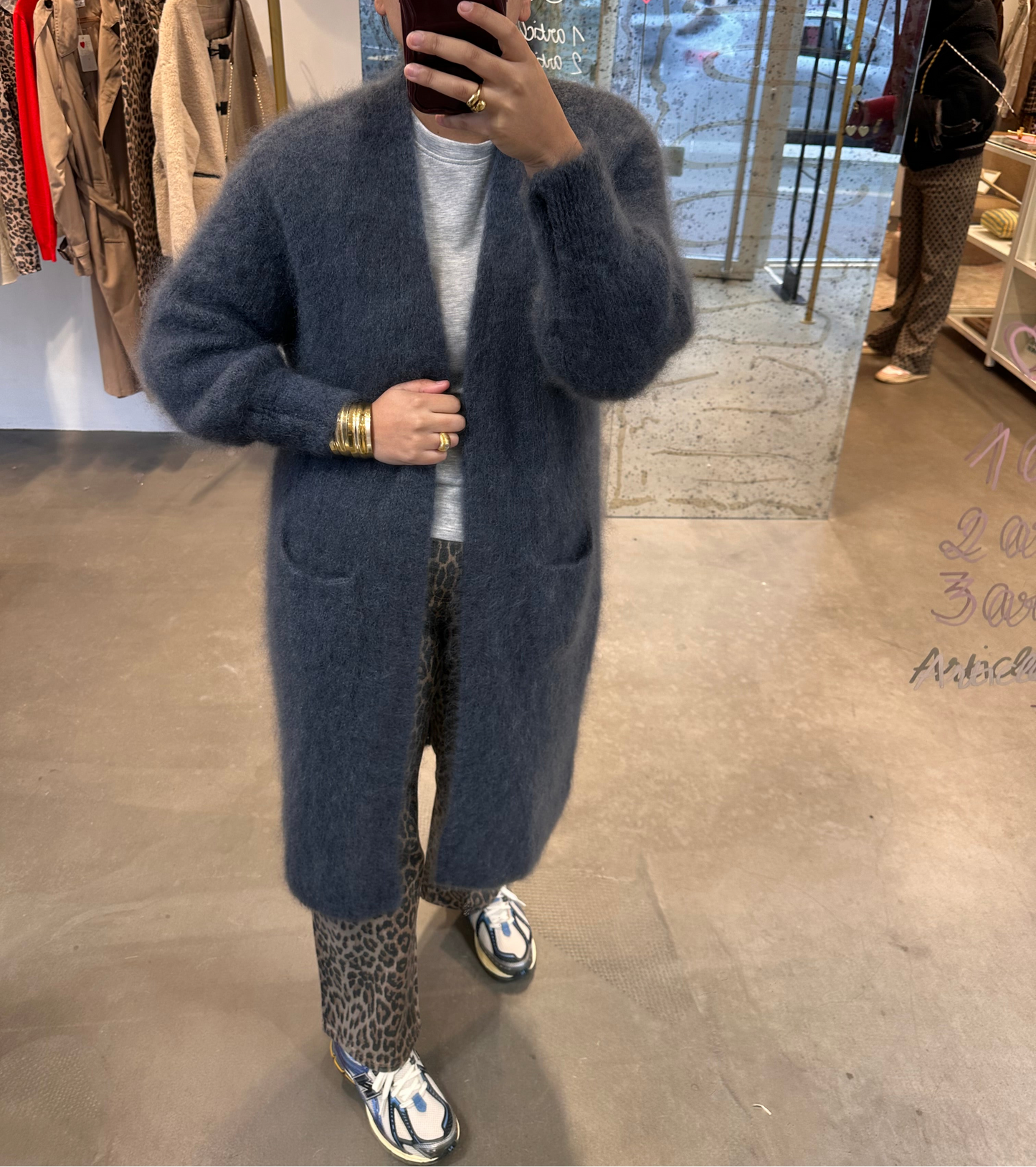 Roméo, le gilet doudou long