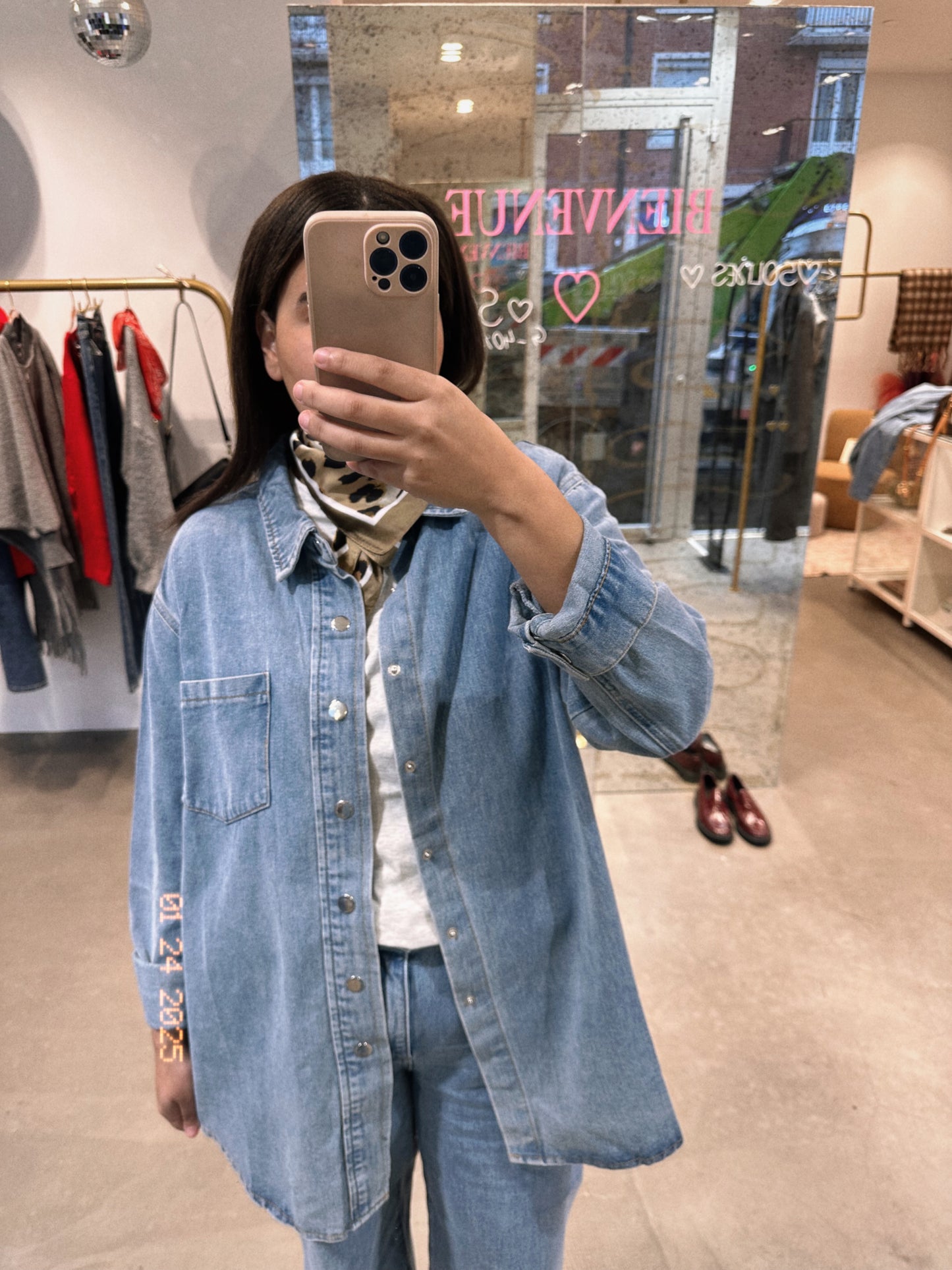 Eddy, la chemise en denim