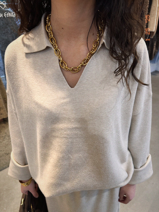 Oscar, le pull en maille