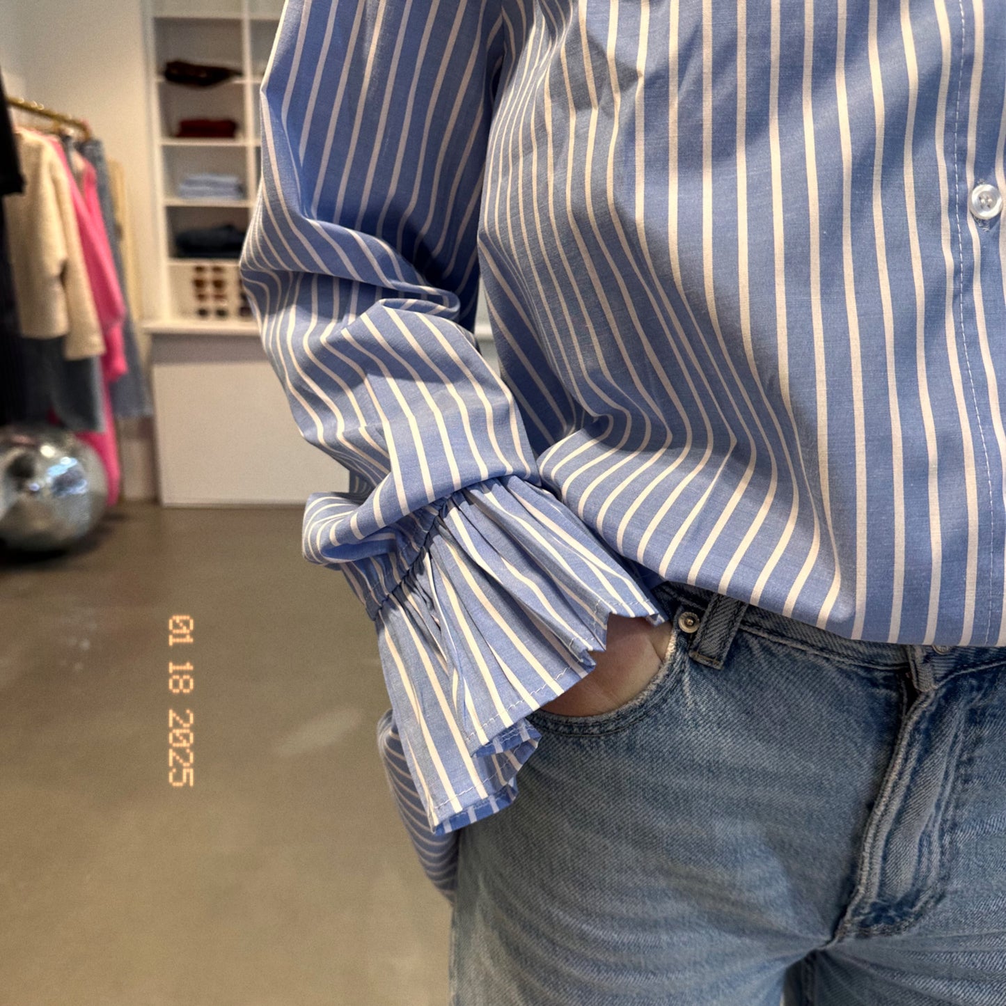 Nina, la blouse rayée