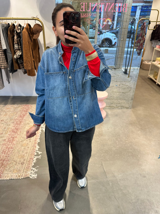 Evan, la chemise en jean