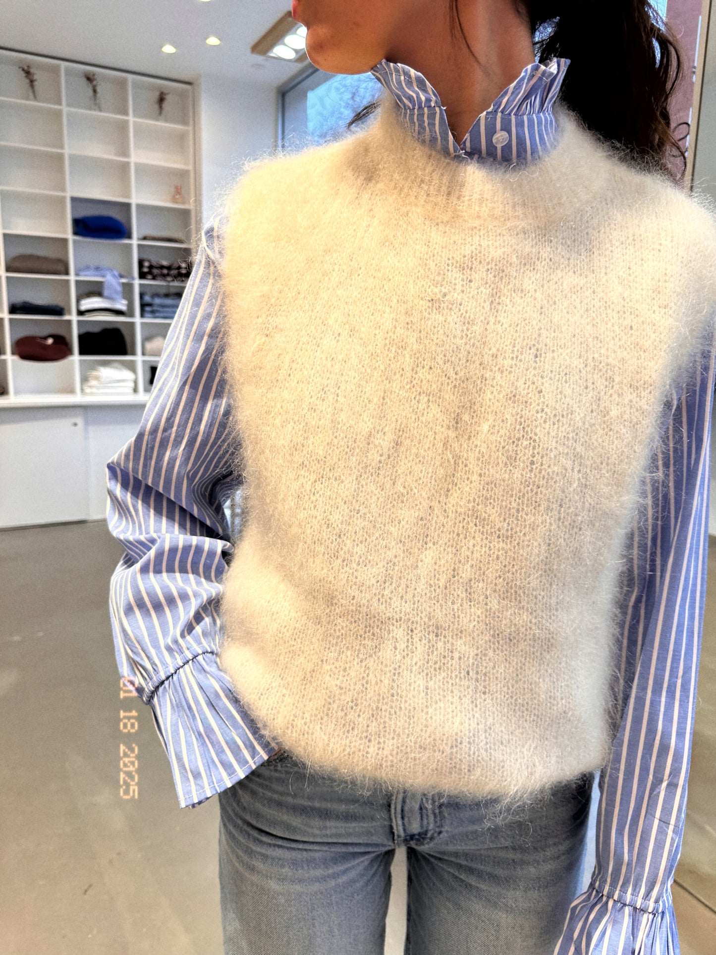 Nina, la blouse rayée