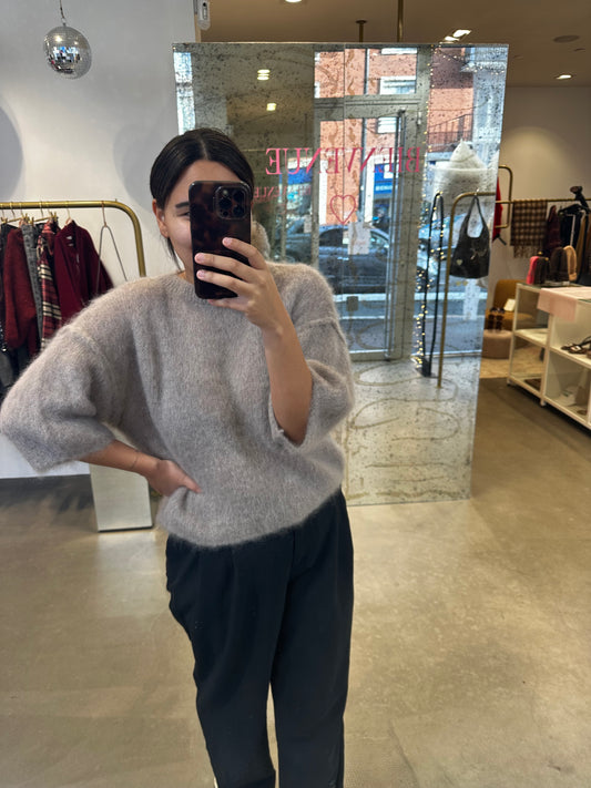 Riley, le pull doudou manches courtes