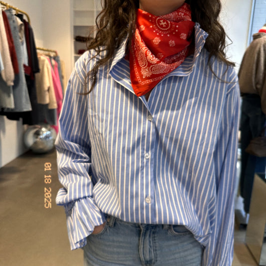 Nina, la blouse rayée