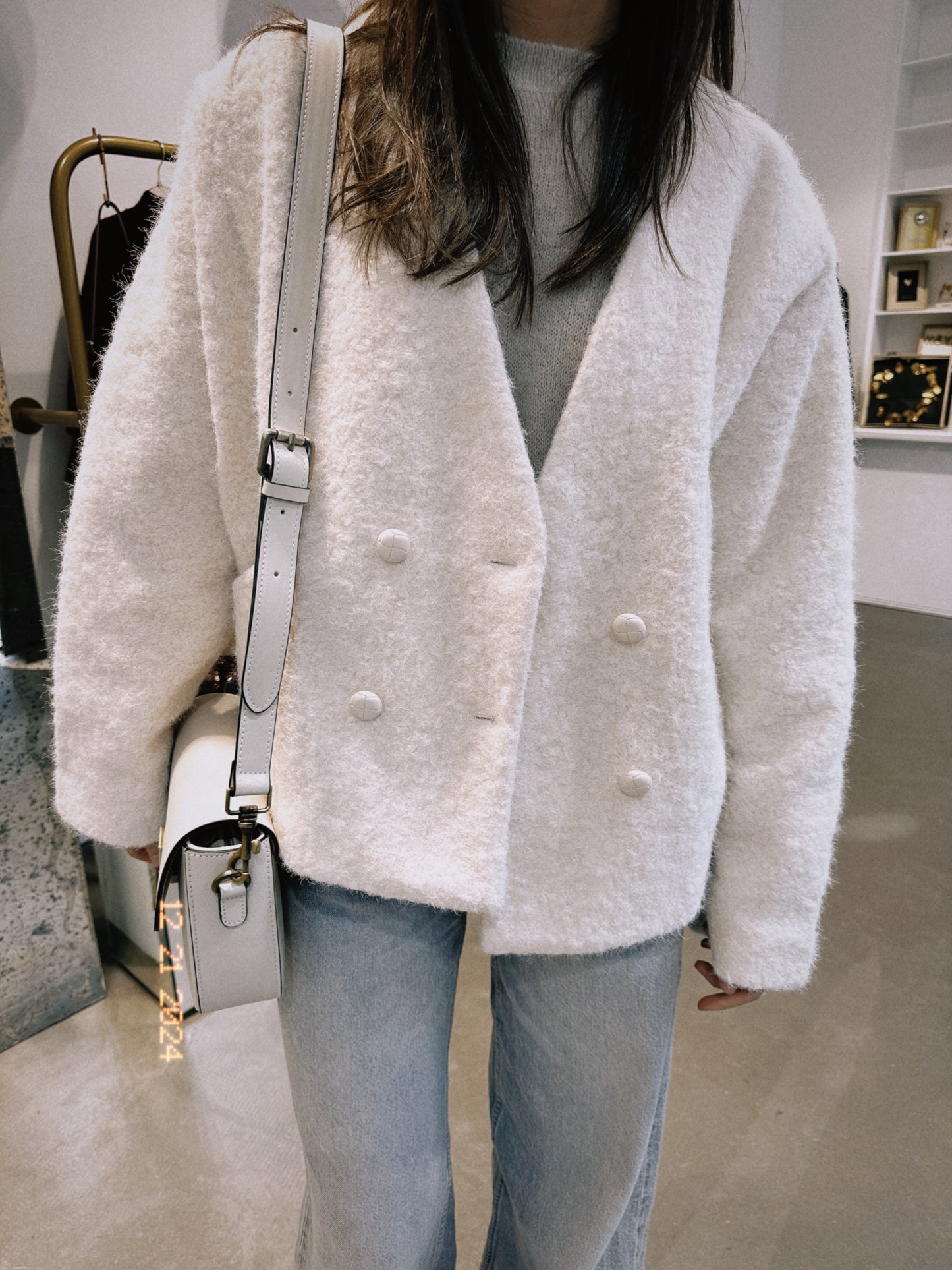 Jodie, la veste bouclettes